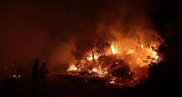 وزير الطوارئ: حرائق قسطل معاف تشتد والتعزيزات تتسارع لمواجهة الكارثة