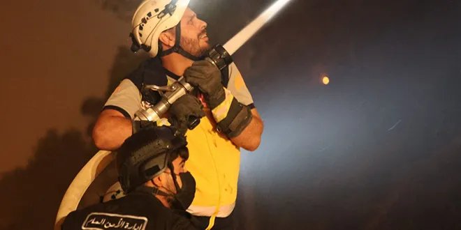 قوى الأمن الداخلي تتكاتف مع الإطفاء لمكافحة حرائق ريف اللاذقية