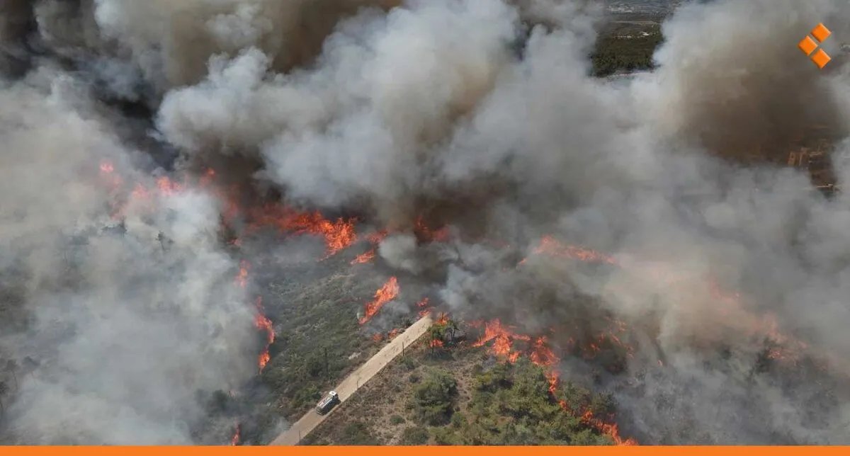 سوريا وتركيا تتفقان على إخماد حرائق اللاذقية: جهود مشتركة لمواجهة النيران