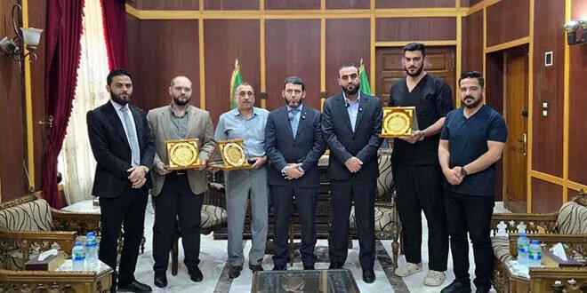 حماة تكرم أربعة أطباء تقديرًا لتفانيهم في خدمة المرضى