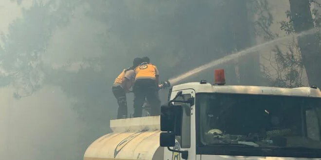 اللاذقية: جهود مكثفة لإخماد حرائق الغابات وسط تحديات جمة