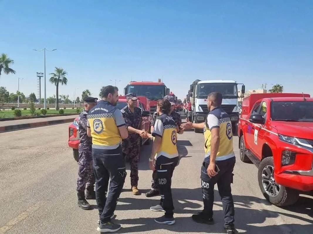 الأردن يرسل فرق إطفاء إلى اللاذقية للمساعدة في إخماد الحرائق