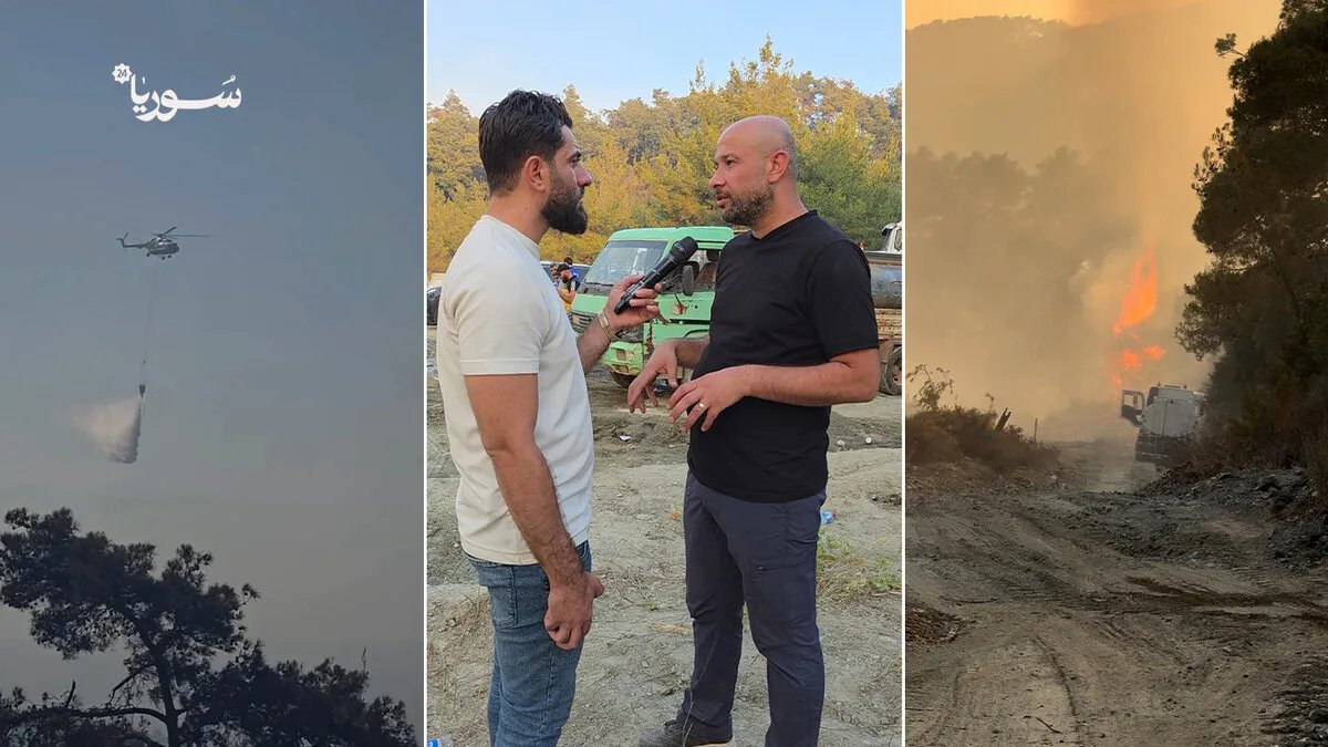 رائد الصالح يكشف لسوريا 24 عن تفاصيل مكافحة حرائق الساحل السوري وجهود الدفاع المدني