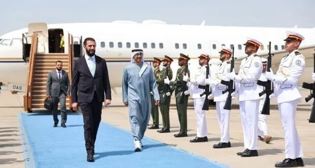 الرئيس السوري يصل الإمارات العربية المتحدة في استقبال رسمي