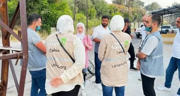 تكاتف وطني لمواجهة حرائق اللاذقية: المجتمع الأهلي يقدم الدعم والإسناد