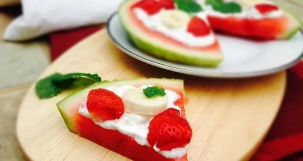 تشيز كيك البطيخ المنعش: وصفة صيفية سهلة ولذيذة