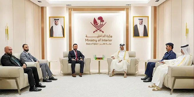سوريا وقطر تبحثان تعزيز التعاون الأمني المشترك