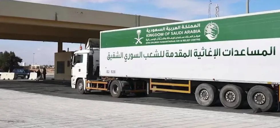 مساعدات سعودية عاجلة: قوافل الطحين تصل سوريا لإنقاذ أزمة الخبز