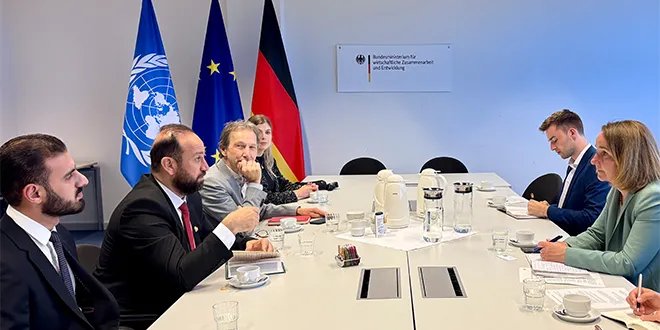 وزير الإعلام السوري يبحث في برلين تعزيز التعاون الإعلامي مع ألمانيا