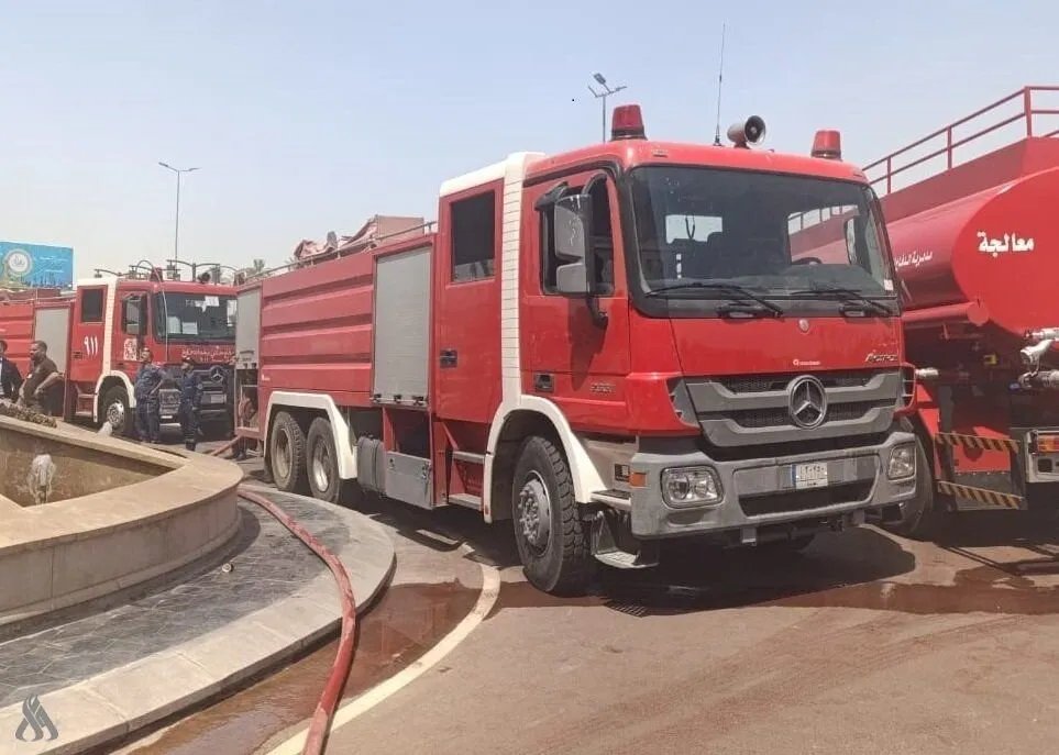 العراق يرسل فرق إطفاء متخصصة إلى اللاذقية لمواجهة الحرائق