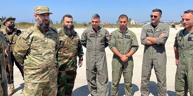 العميد هواري يعزز التنسيق مع الجيش اللبناني في عمليات إخماد حرائق اللاذقية