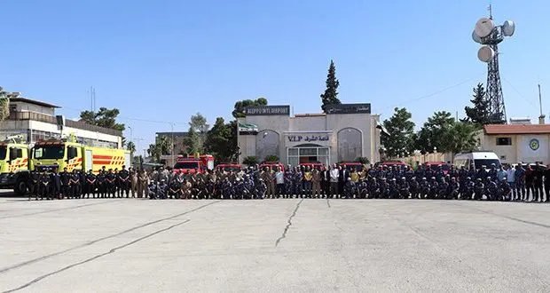 قطر تدعم جهود إخماد حرائق اللاذقية بمساعدات جوية وبرية تصل مطار حلب