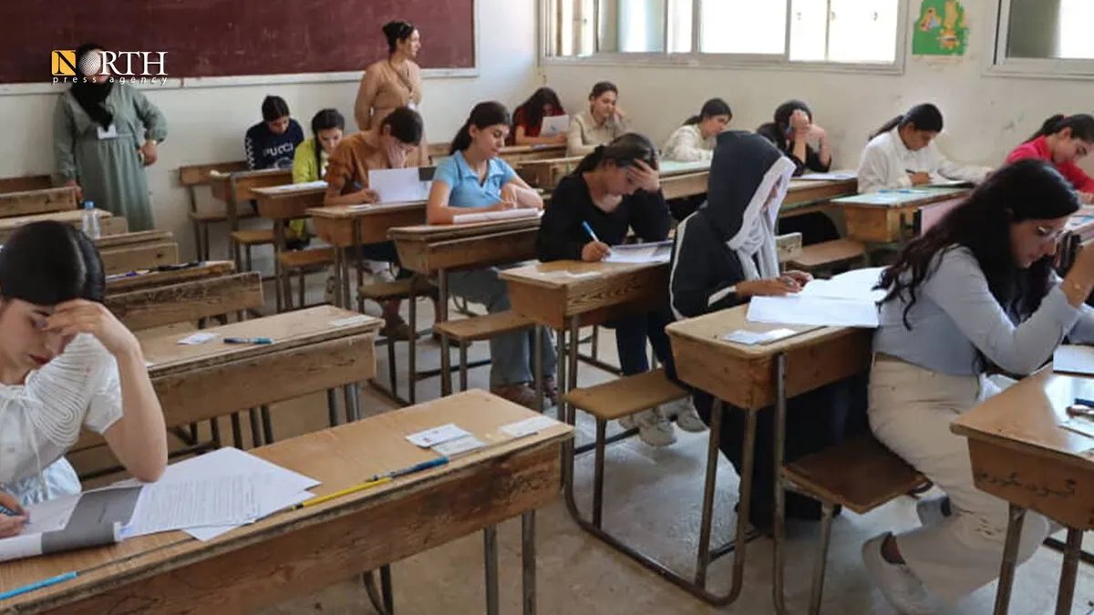 إقبال على امتحانات البكالوريا في صرين بريف كوباني رغم التحديات