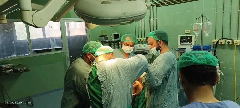 إعادة تشغيل قسم الجراحة العامة وعيادة الأطفال في مستشفى صلخد الوطني