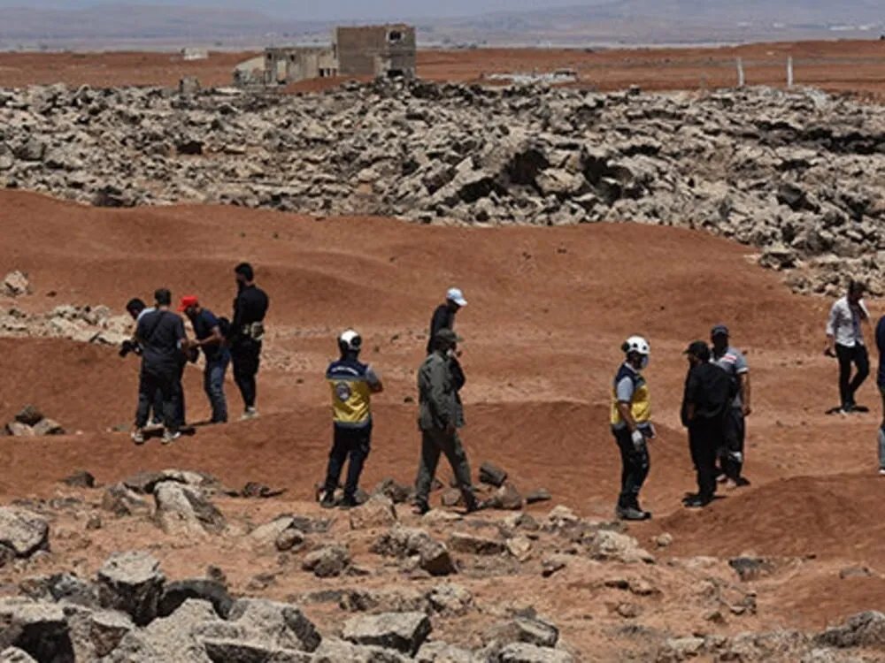 درعا: انتشال رفات ضحايا النظام البائد من مقبرة جماعية في ريف المحافظة