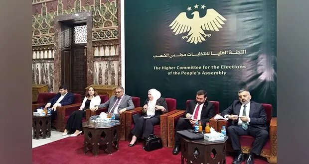 اللجنة العليا لانتخابات مجلس الشعب تستقبل وفداً من المجلس الاستشاري النسوي السوري لبحث نظام الانتخابات