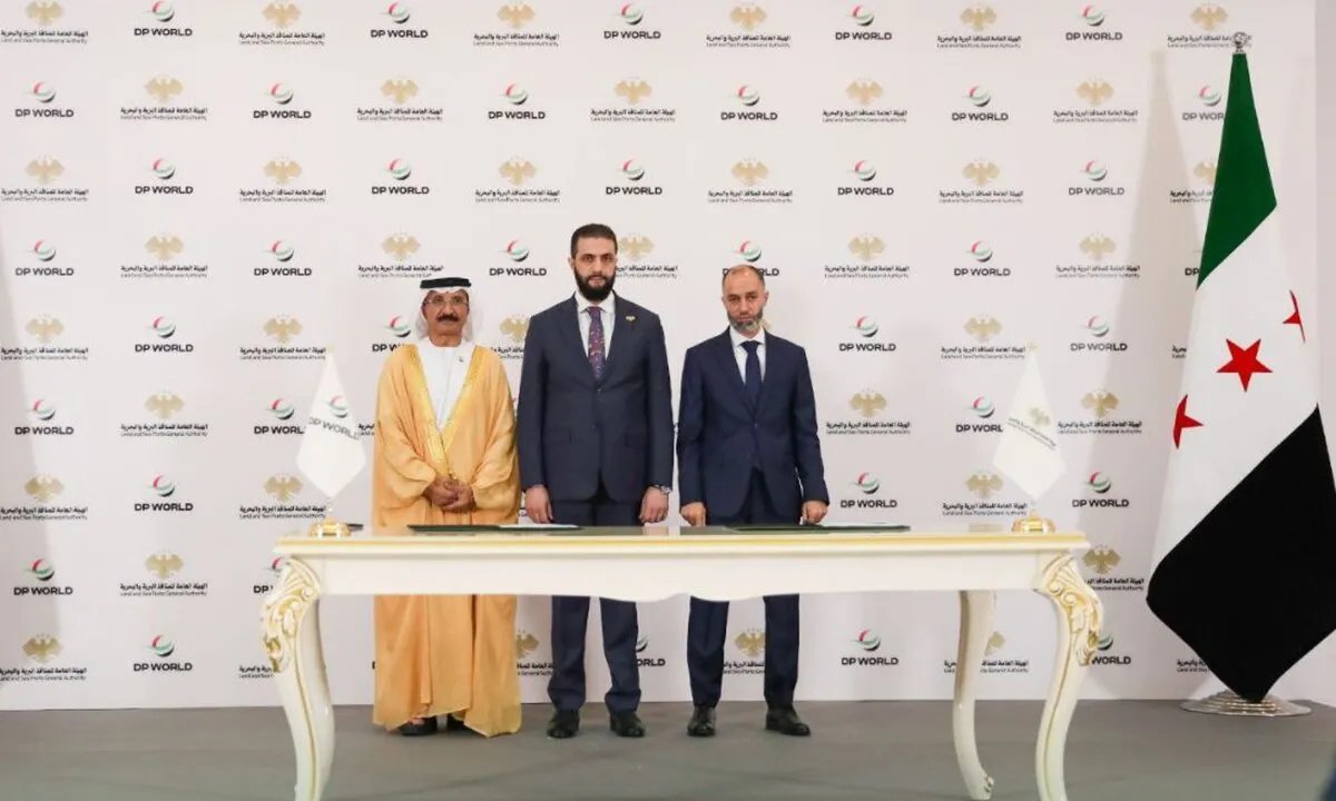 اتفاقية ضخمة بين سوريا وموانئ دبي العالمية لاستثمار ميناء طرطوس بـ 800 مليون دولار