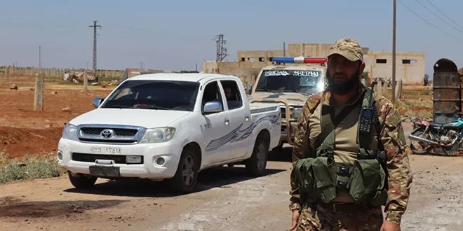 انتشار أمني مكثف لقوات الدفاع والأمن الداخلي في قرية الدور بالسويداء لتهدئة التوترات