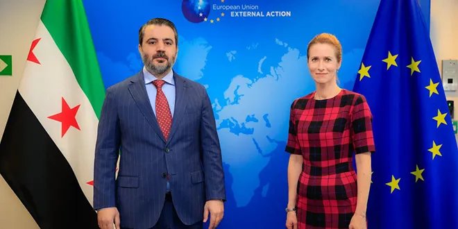 وزير الخارجية السوري يبحث مع مسؤولة أوروبية رفيعة تعزيز العلاقات بين سوريا والاتحاد الأوروبي
