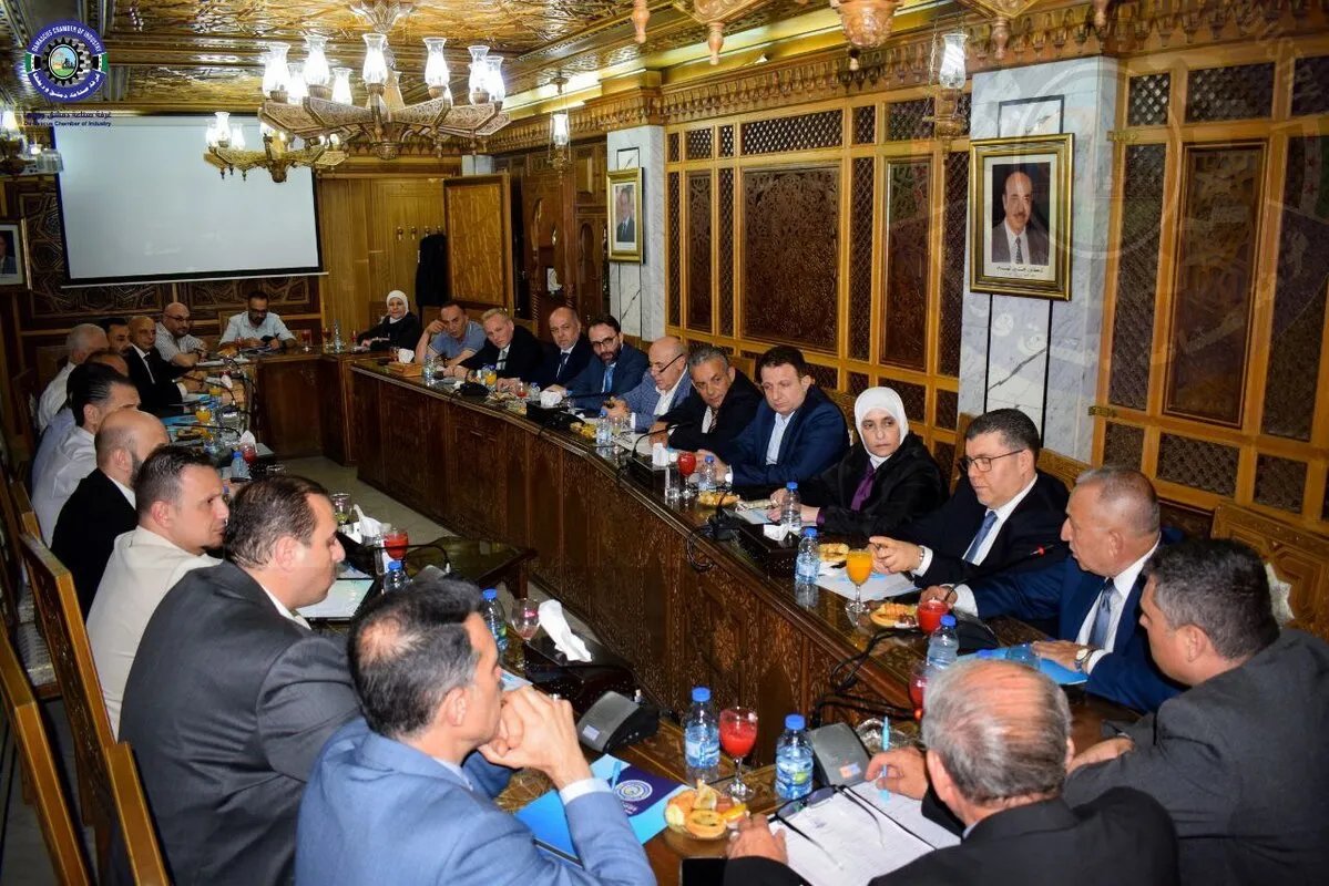 مجلس إدارة غرفة صناعة دمشق وريفها يعقد اجتماعه الأول وينتخب مكتبه التنفيذي بالتزكية