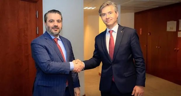 الشيباني وبودريس يبحثان تعزيز العلاقات الثنائية على هامش اجتماع الاتحاد من أجل المتوسط في بروكسل