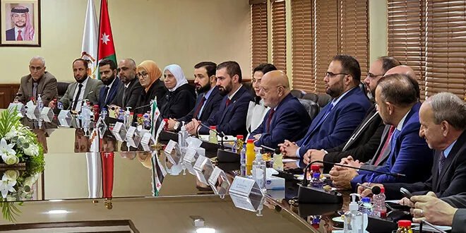 اللجنة السورية الأردنية: اتفاق على تعزيز التبادل التجاري وتذليل العقبات
