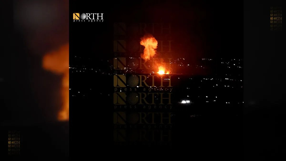 غارات إسرائيلية تستهدف موقعاً عسكرياً في ريف اللاذقية وسط تصعيد في السويداء