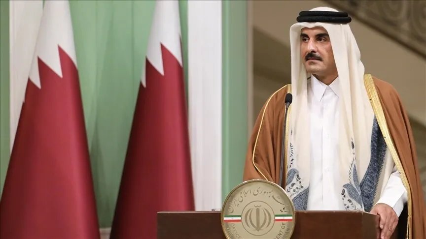 أمير قطر يؤكد دعمه الثابت لوحدة سوريا ويدين بشدة الاعتداءات الإسرائيلية