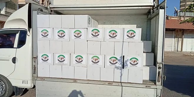 الاتحاد العام للفلاحين يقدم مساعدات عاجلة لأهالي السويداء النازحين