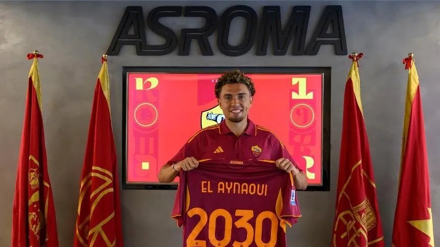 رسميًا: روما يتعاقد مع لاعب الوسط المغربي نائل العيناوي لتعزيز صفوفه