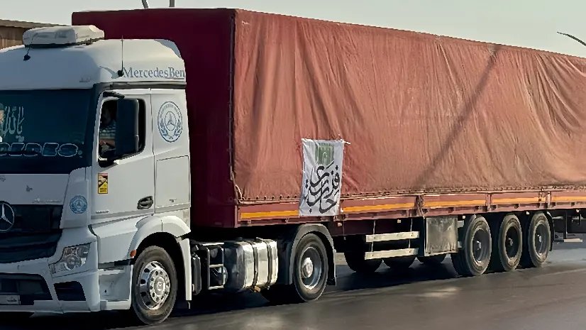 مبادرة "فزعة حلب": قافلة مساعدات إنسانية ضخمة تنطلق إلى درعا لدعم المتضررين