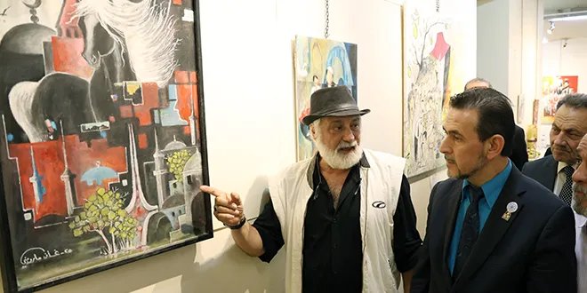غسان مارديني يعود إلى دمشق بمعرض "بستان فن" بعد سنوات من الغياب