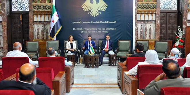 لجنة انتخابات مجلس الشعب تستمع لمقترحات أهالي القابون وجوبر حول النظام الانتخابي