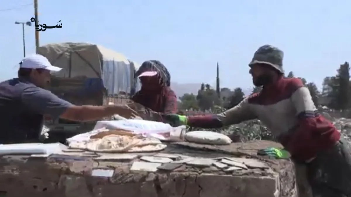 من تل براك إلى القامشلي: شاب يواجه صعوبات الحياة بمشروع خبز التنور