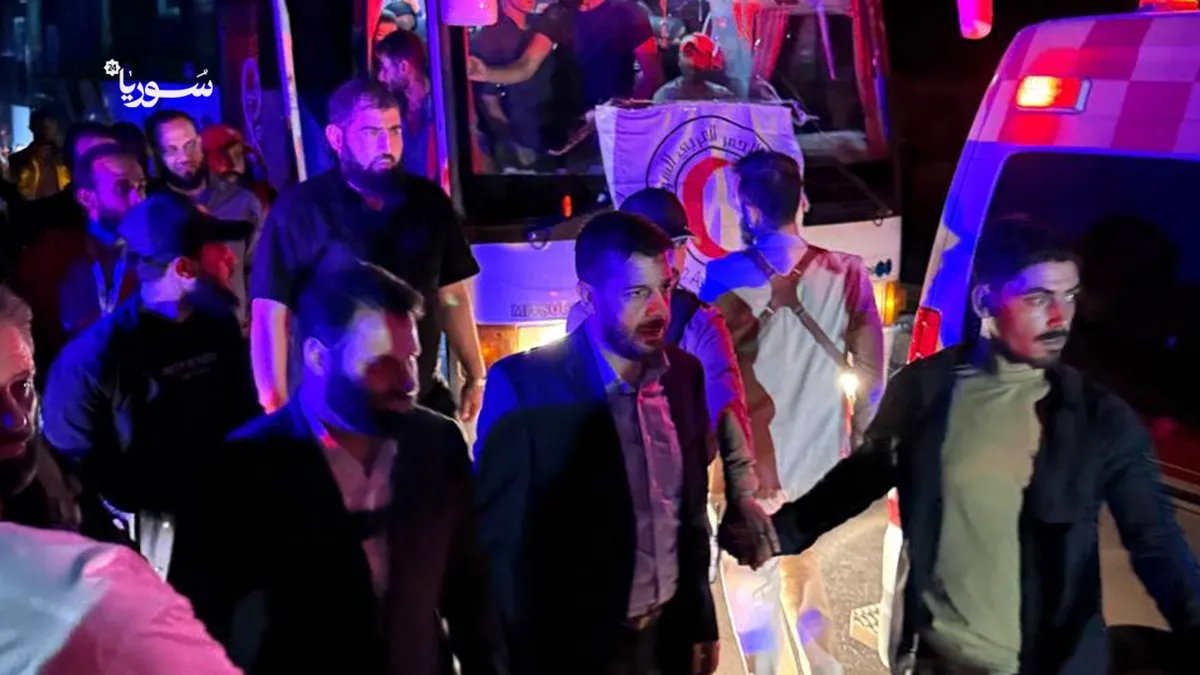 السويداء: قافلة إنسانية كبيرة تغادر وسط إجراءات أمنية مشددة نحو الاستقرار