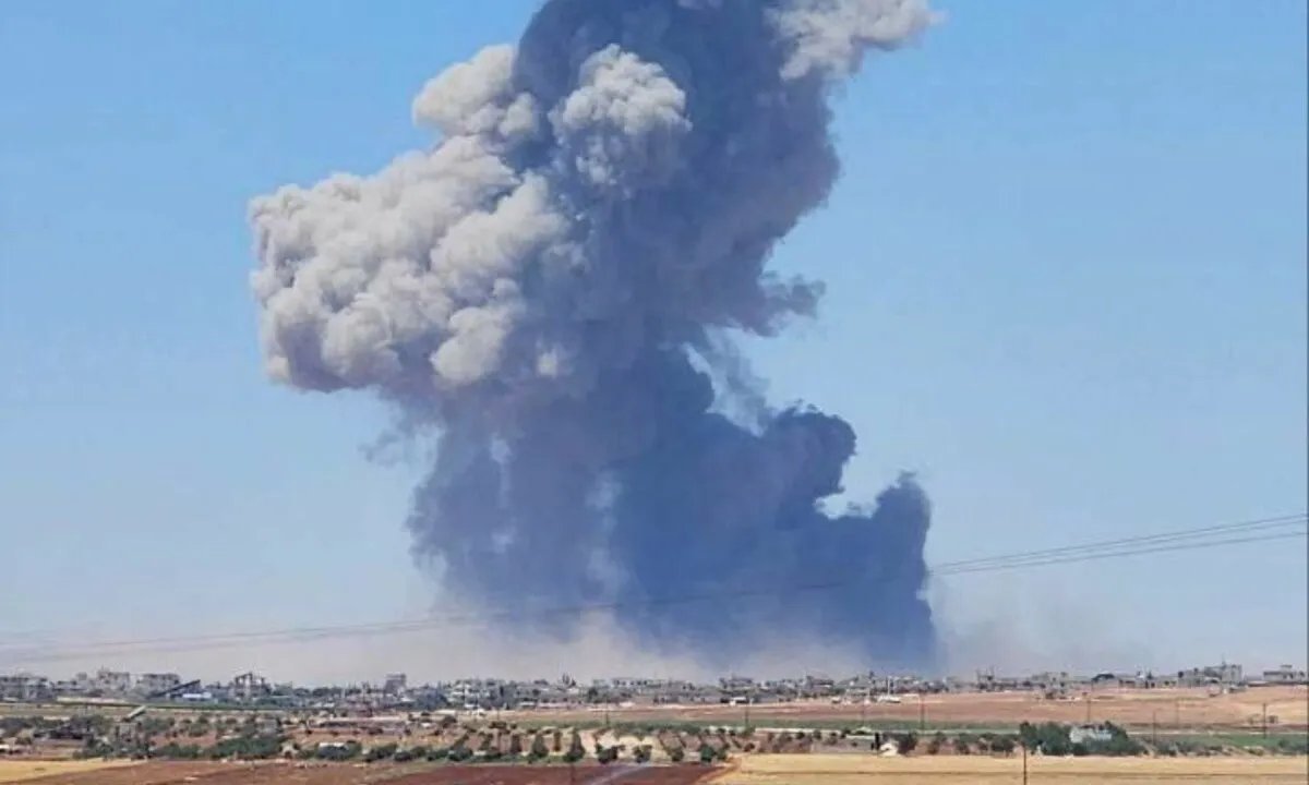 إدلب: أكثر من 100 إصابة جراء انفجار مستودع ذخيرة في معرة مصرين