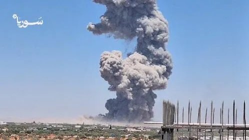 إدلب: انفجار هائل في معرة مصرين يخلف قتلى وجرحى ويدمر منشأة للدفاع المدني