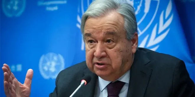 غوتيريش يصف الوضع في غزة بأزمة أخلاقية عالمية ويطالب بتحرك فوري