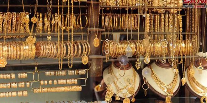 تراجع حاد في أسعار الذهب في السوق السورية: انخفاض 10 آلاف ليرة للغرام الواحد
