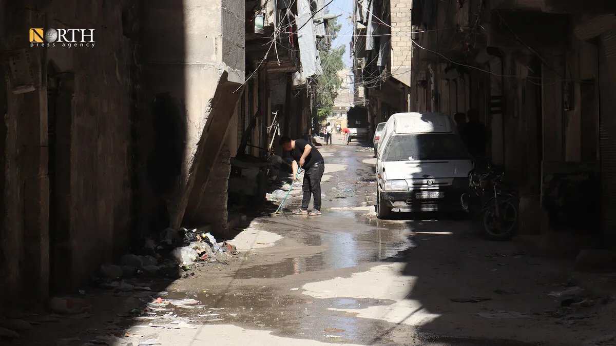 حلب: الأحياء الشرقية تعاني من غياب الخدمات الأساسية وانقطاع الكهرباء والصرف الصحي منذ عقد