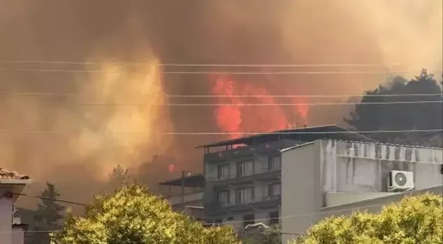 حرائق هائلة تلتهم غابات شمال غرب تركيا وتصل إلى المناطق السكنية