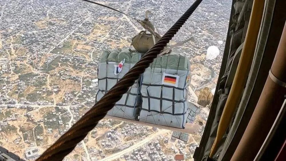 ألمانيا تعلن عن جسر جوي إنساني مع الأردن لإغاثة غزة