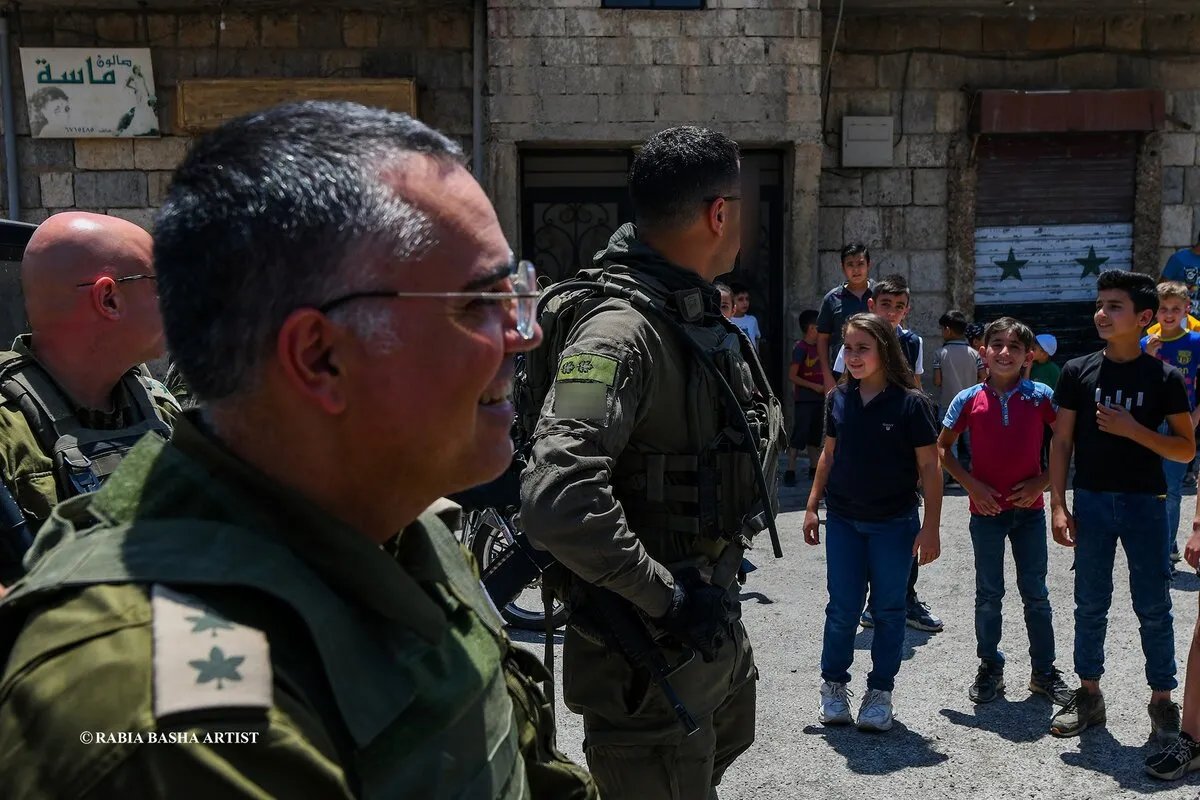 أفيخاي أدرعي في ريف دمشق: استقبال حافل وزيارة للقرى الدرزية