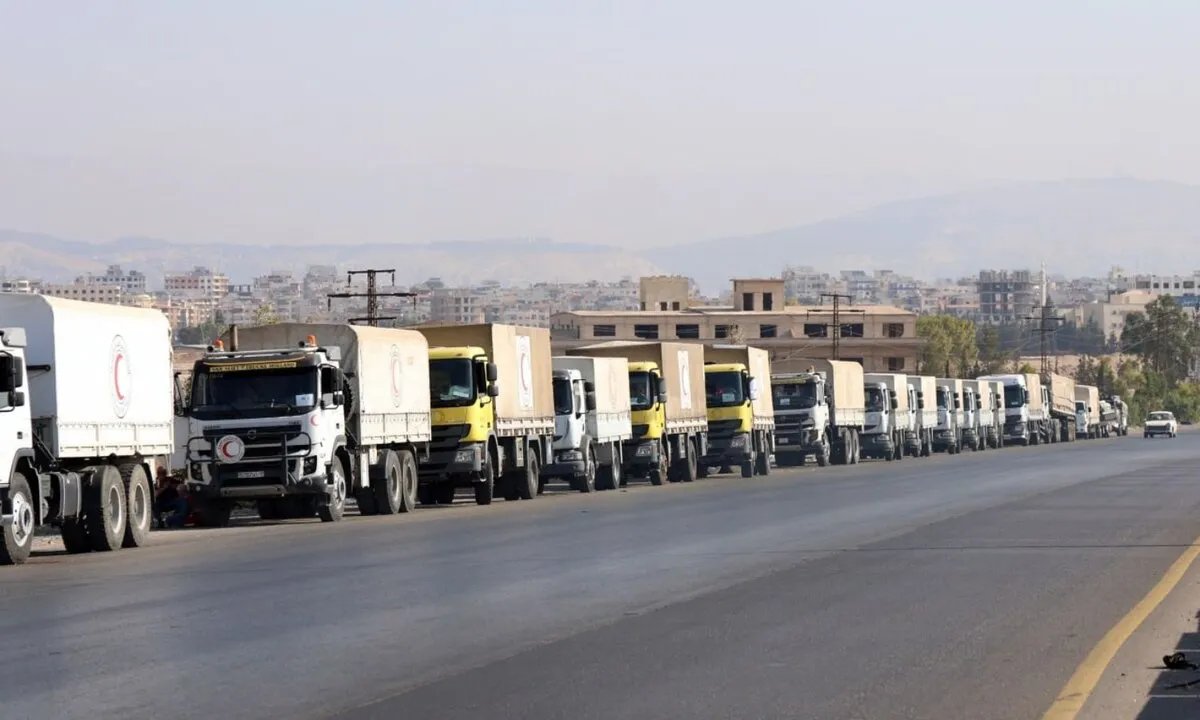 وصول الدفعة الرابعة من المساعدات الإنسانية إلى محافظة السويداء وسط أوضاع إنسانية صعبة