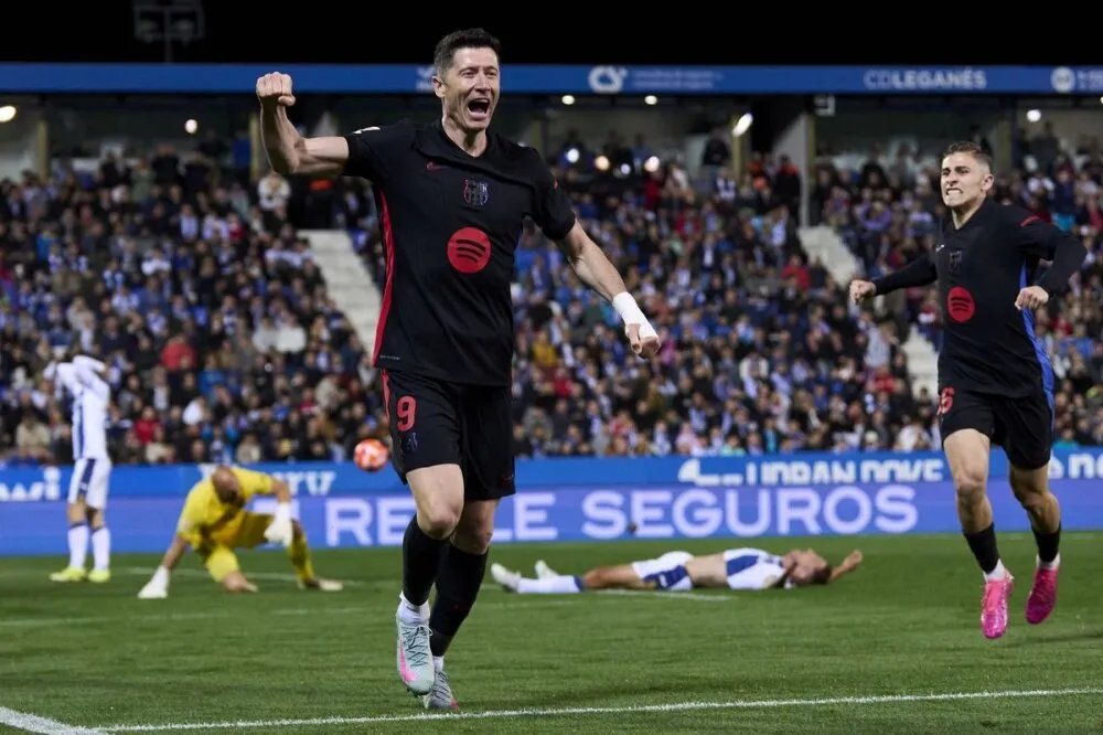 برشلونة يعزز صدارته للدوري الإسباني بفوز صعب على ليجانيز