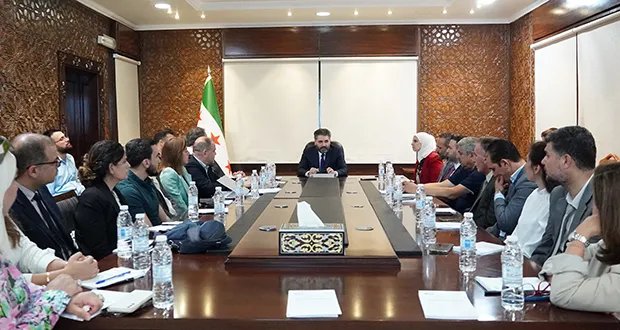 وزير الثقافة السوري يبحث مع منظمة COSV الإيطالية تعزيز التعاون في صون التراث الثقافي