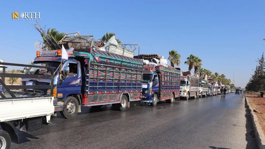 عودة 60 عائلة نازحة من ريف حلب إلى مناطقها الأصلية في ريف دمشق