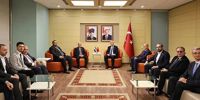 وفد اقتصادي سوري برئاسة الشعار يبحث تعزيز التعاون مع تركيا في أنقرة