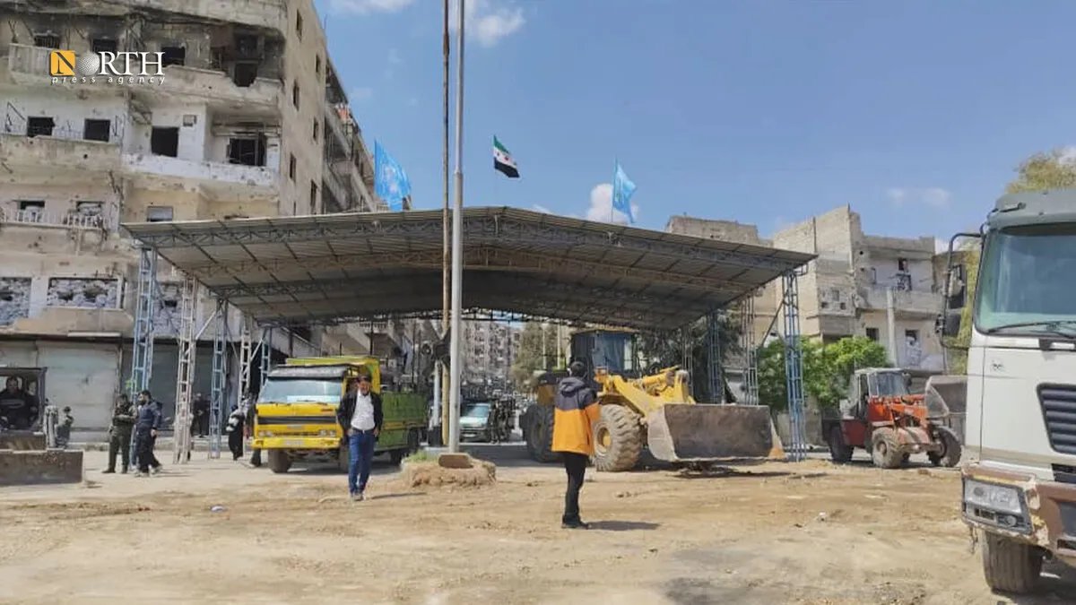 إزالة السواتر الترابية في حلب: تعاون بين الحكومة السورية ومجلس الأحياء الكردية