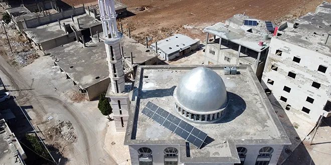 إعادة افتتاح مسجد العباس بحي السلطانية في حمص بعد ترميمه